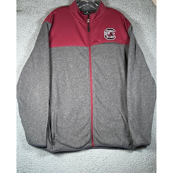 Colosseum Other - South Carolina Gamecocks Jacket Fleece Full Zip Men XL Gray College Apparel
